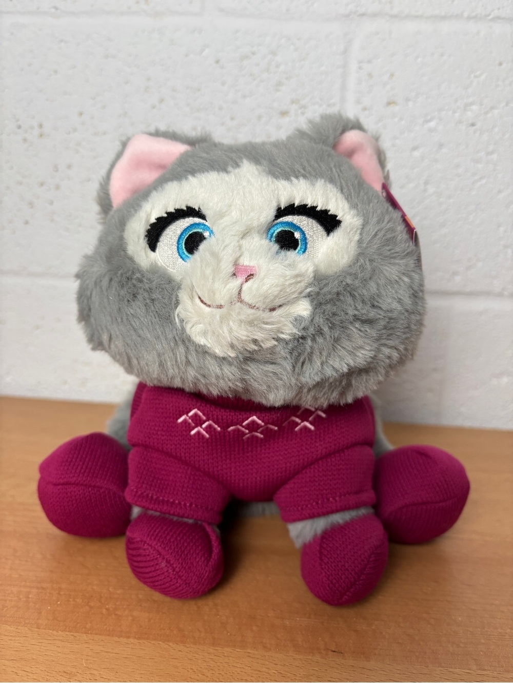 HK Disneyland World of Frozen Plush Warm Heart Kitten Shoulder Bag